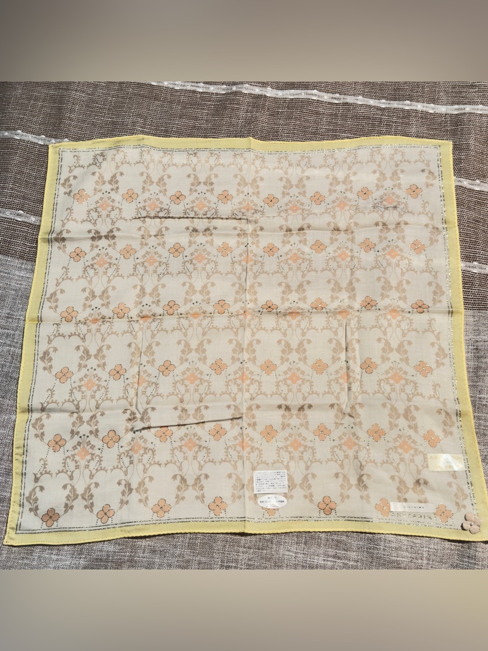 Anteprima  #010 Japanese  brand Floral Cotton Blend Scarf /handkerchief